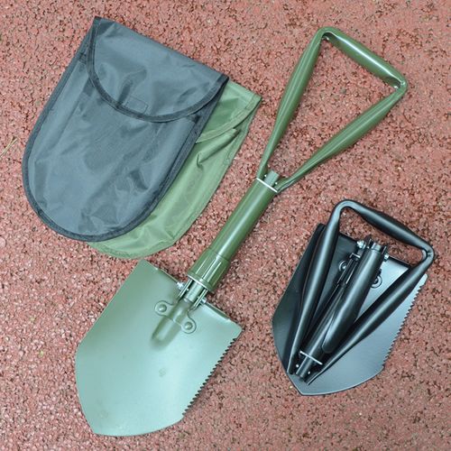 戶外野營用具大號(hào)工兵鏟多功能工兵鏟子三折疊工兵鏟鐵鏟
